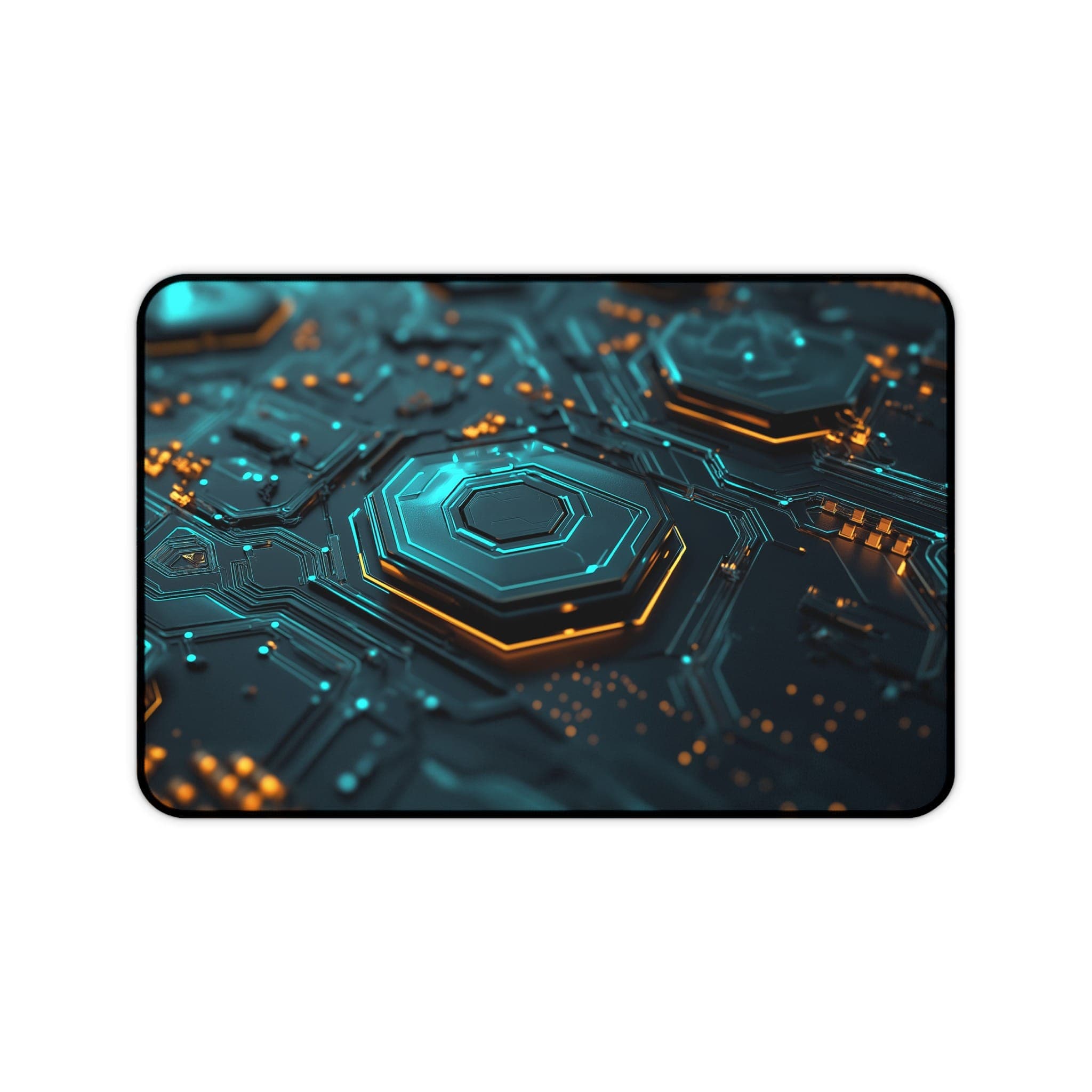 Tech-Circuit-Schreibtischunterlage, futuristisches Mauspad, Computer-Schreibtischunterlage, Gaming-Schreibtischzubehör, einzigartige Büro-Dekoration, Extended Mousepad