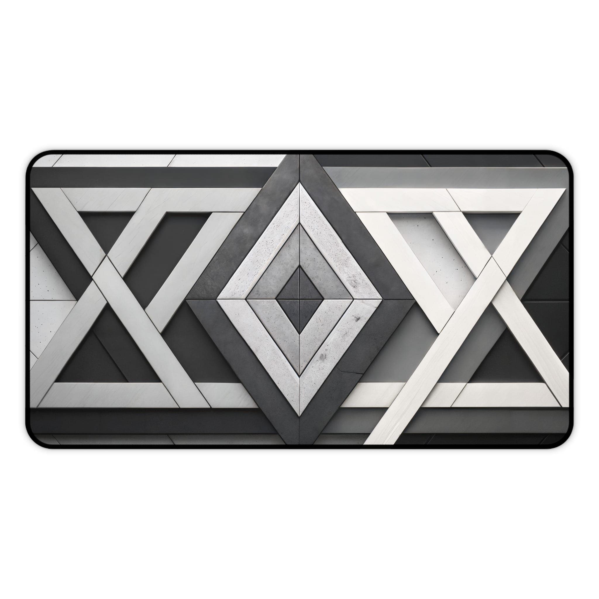 Geometrische Schreibtischunterlage, Abstraktes Mauspad, Moderne Schreibtischunterlage, Einzigartiges Schreibtischzubehör, Minimalistisches Home-Decor, Work-from-Home-Setup