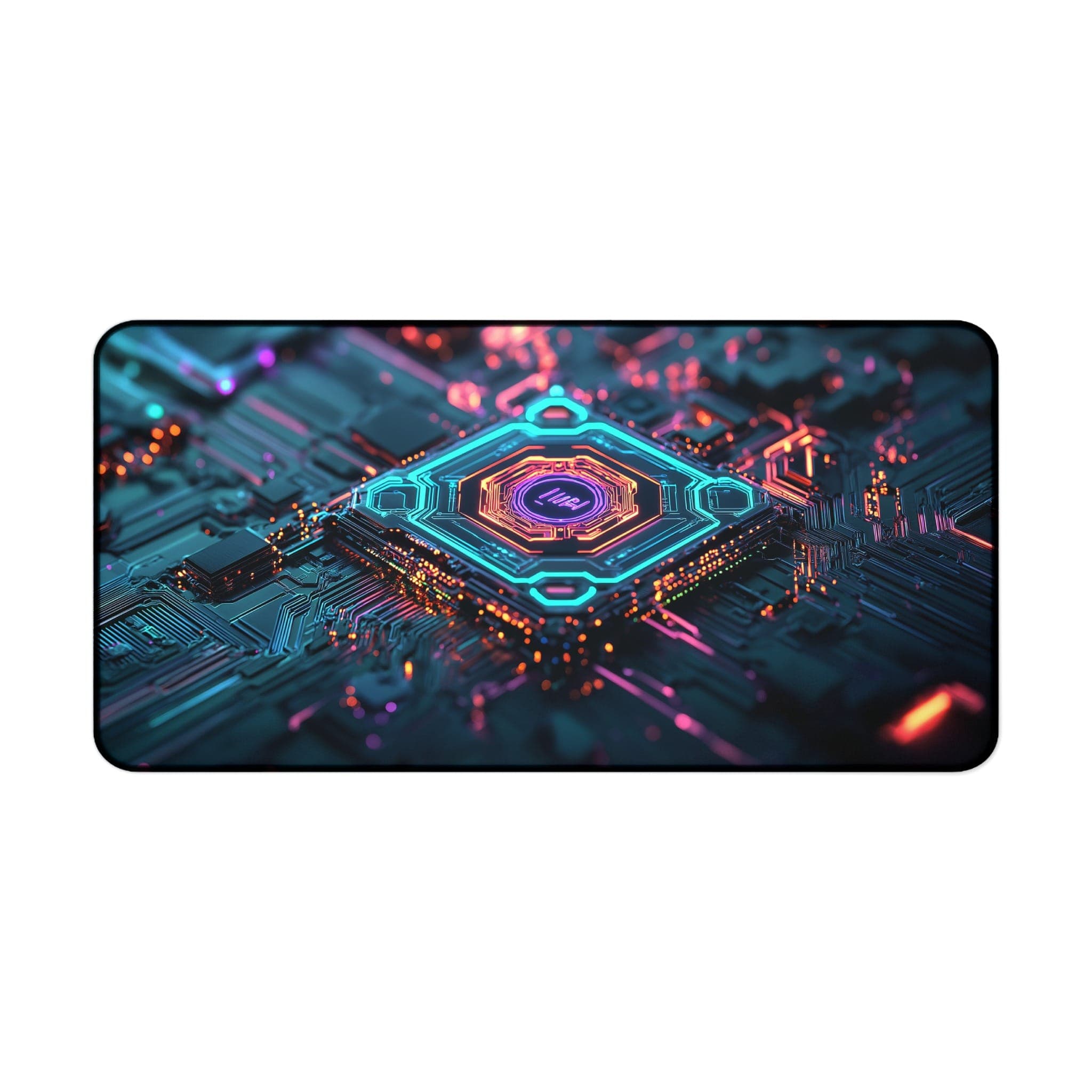 Tech Desk Mat, Leiterplatten-Mauspad, futuristische Schreibtischunterlage, Computer-Zubehör, Gaming Desk Mat, Büro-Dekor