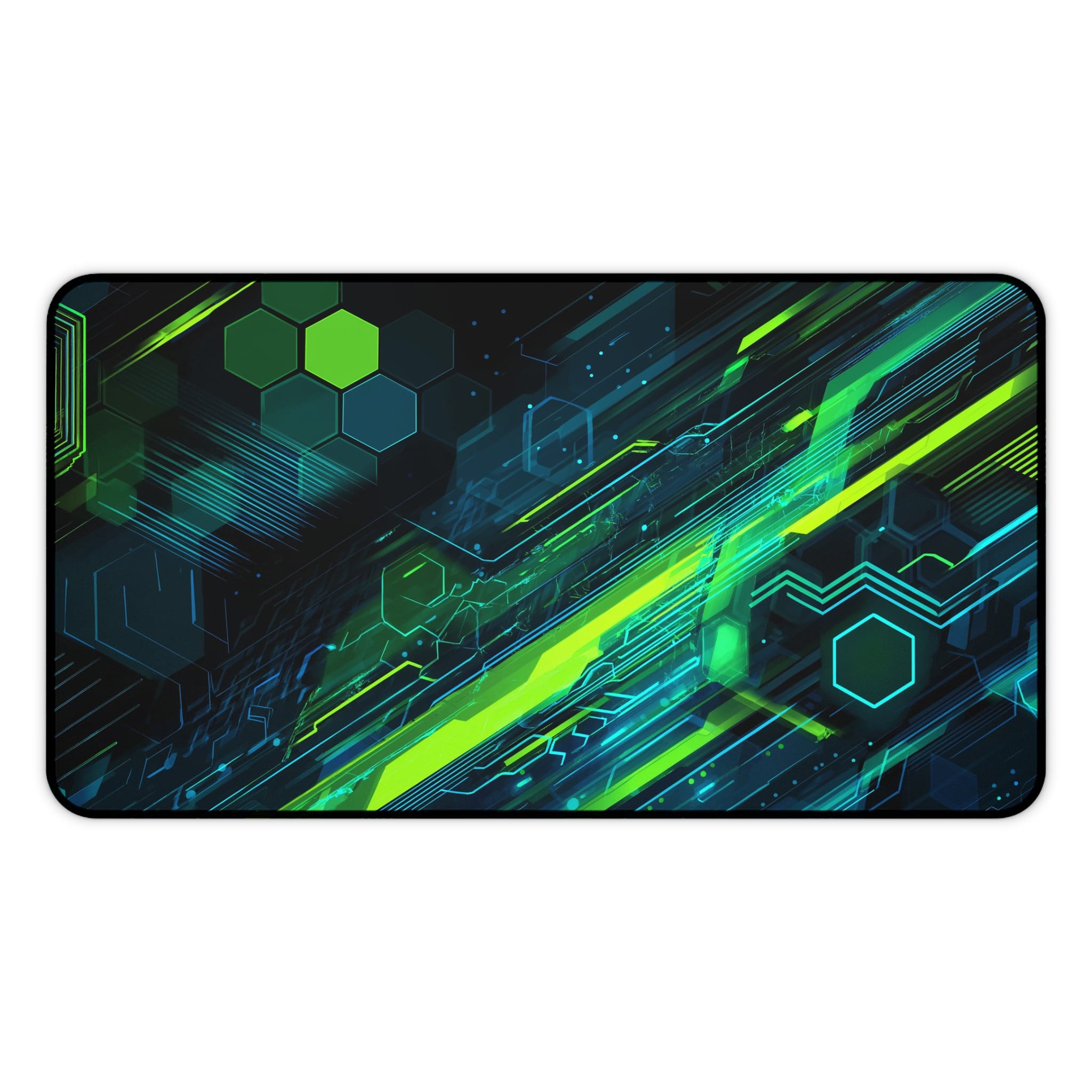 Cyberpunk Desk Mat, Tech Mouse Pad, Gaming Desk Pad, Large Desk Mat, Futuristic Accessories, Aesthetic Desk Mat, PC Accessories - Image 4