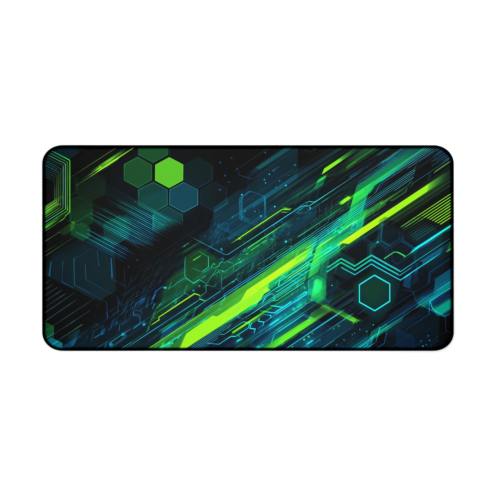 Cyberpunk Desk Mat, Tech Mouse Pad, Gaming Desk Pad, Large Desk Mat, Futuristic Accessories, Aesthetic Desk Mat, PC Accessories - Image 2